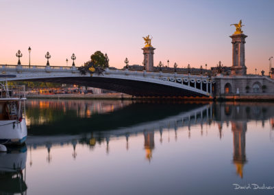 Alexandre 3 Bridge at dawn