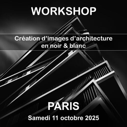 Workshop architecture en noir & blanc Paris