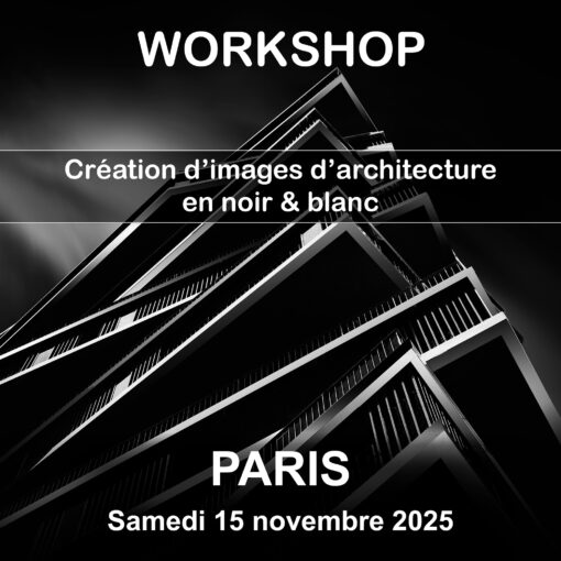 Workshop architecture en noir & blanc Paris