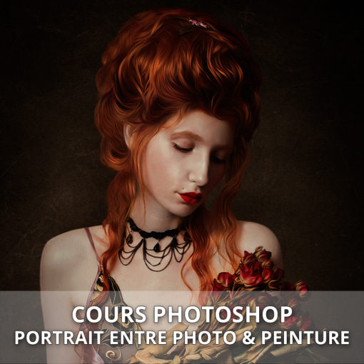 Cours Photoshop portrait entre photo et peinture