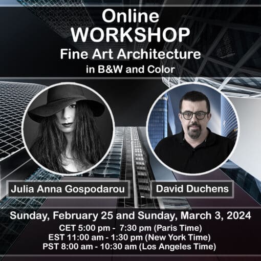 Online workshop - Fine Art Architecture in Black and White and Color