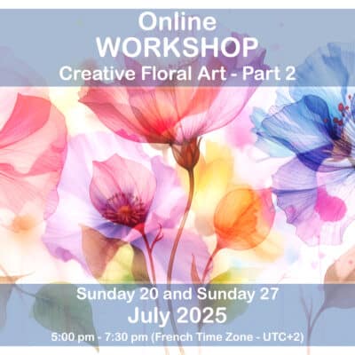Online Workshop - Creative Floral Art Part 2