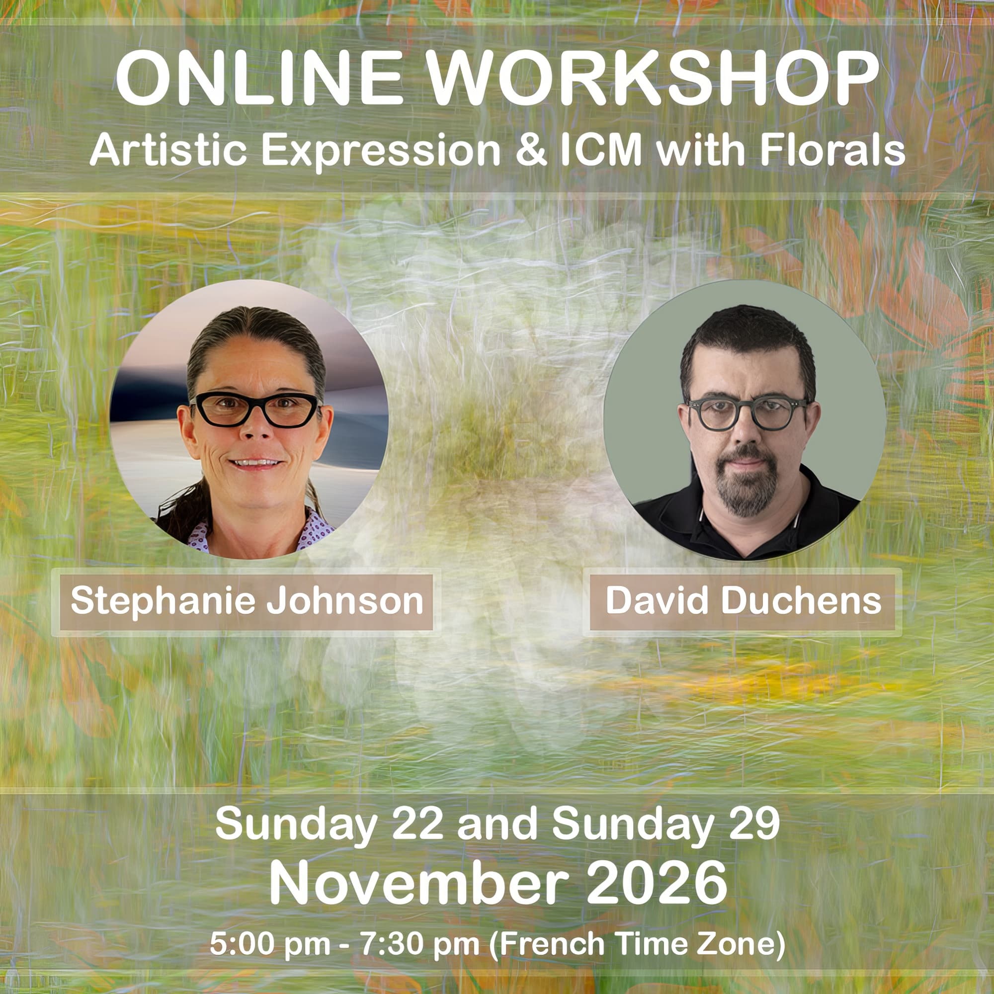 Artistic Expression & ICM with Florals